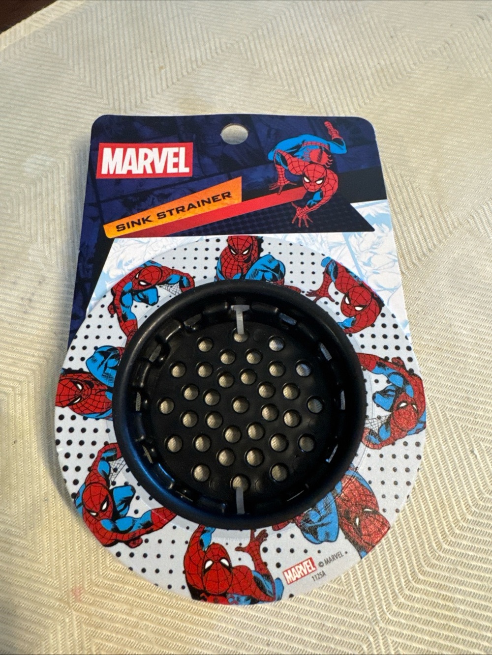 Marvel Spider-Man Sink Strainer - Red & Blue